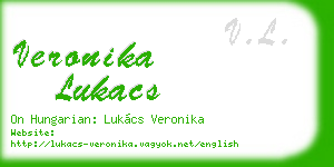 veronika lukacs business card