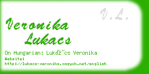 veronika lukacs business card